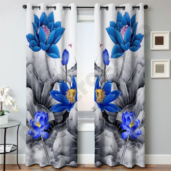 پنل آماده چاپی مخمل طرح گل