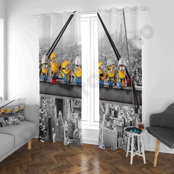 پنل آماده چاپی مخمل طرح مینیون ها