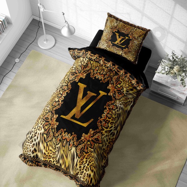 ست روتختی یکنفره طرح لویی ویتون