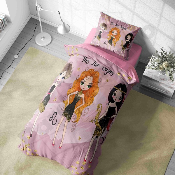 ست روتختی یکنفره طرح دخترانه