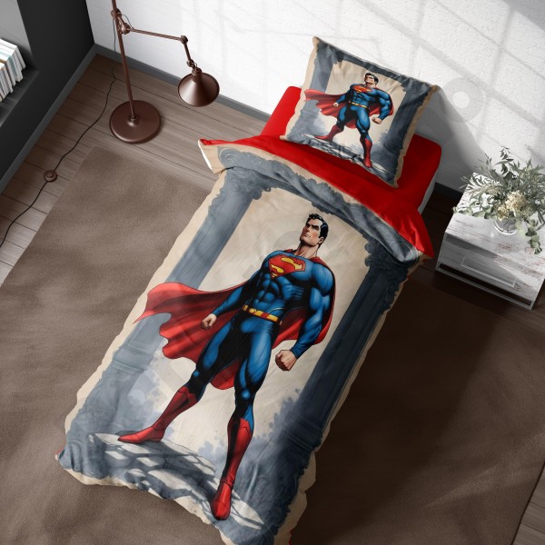 ست روتختی یکنفره طرح سوپرمن